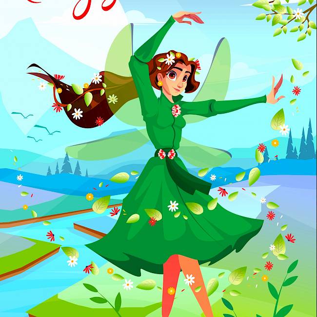 Женщинам весна  всегда к лицу