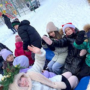 В новый год на лошади