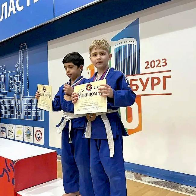 Юный герой дзюдо